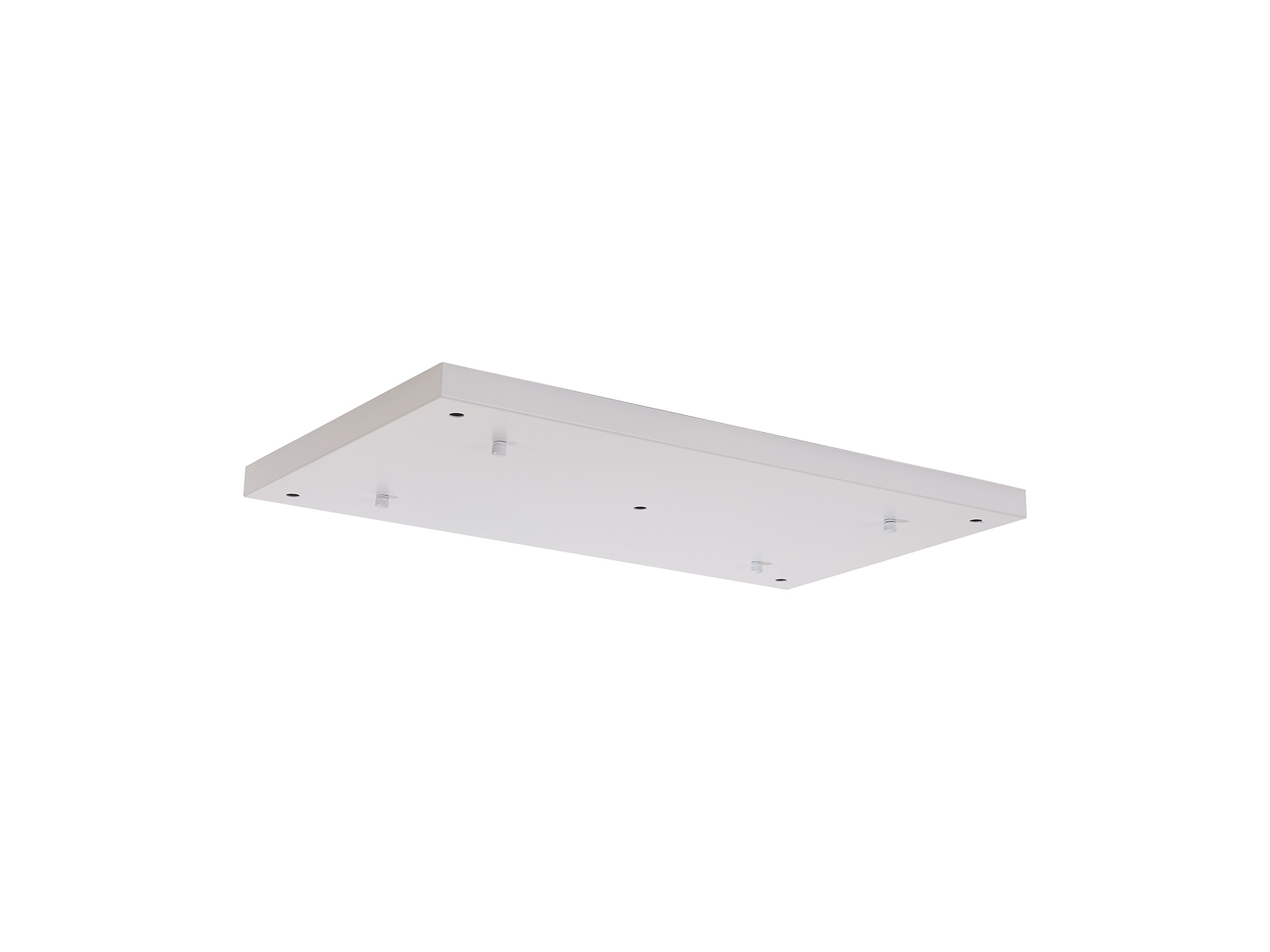 D0887WH  Hayes 5 Hole 550mm x 320mm Ceiling Plate White